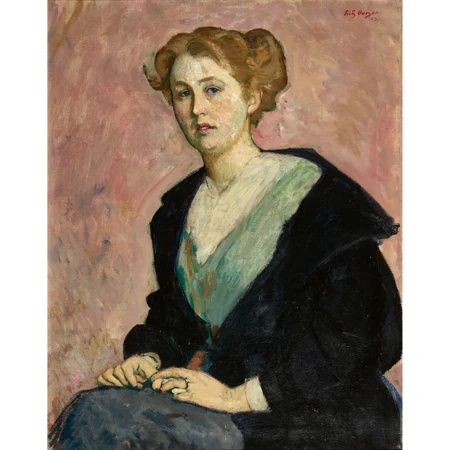 Bildnis einer sitzenden jungen Dame