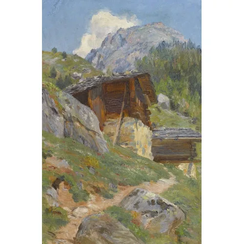 Fritz Edouard Huguenin-Lassauguette — "Chalet de la Léclère Finhaut".