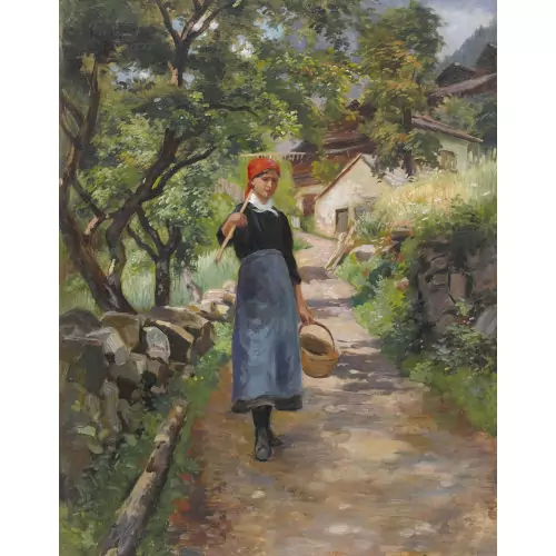 "Paysanne au Cerneaux"