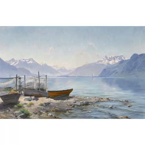 "Lac Léman près de Vevey"