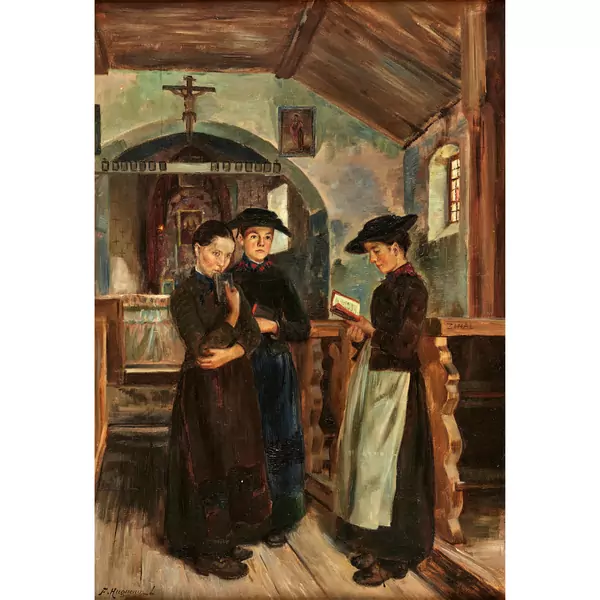 "Dans la vieille chapelle de Zinal"