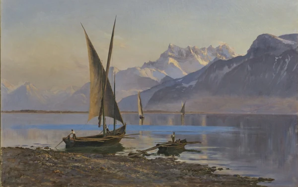 Fritz Edouard Huguenin-Lassauguette — Paysage, 1893