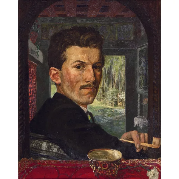 FRITZ EDUARD PAULI — "Selbstporträt".