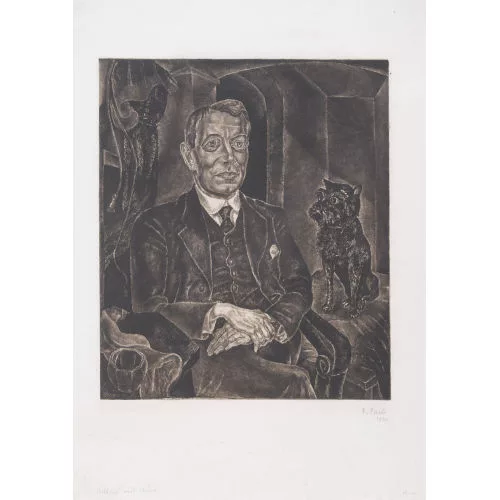 FRITZ EDUARD PAULI — "Bildnis H. Müller".