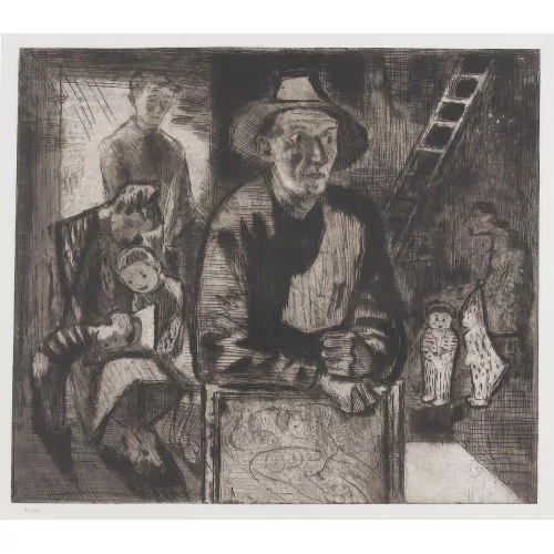 FRITZ EDUARD PAULI — Familie des Malers.