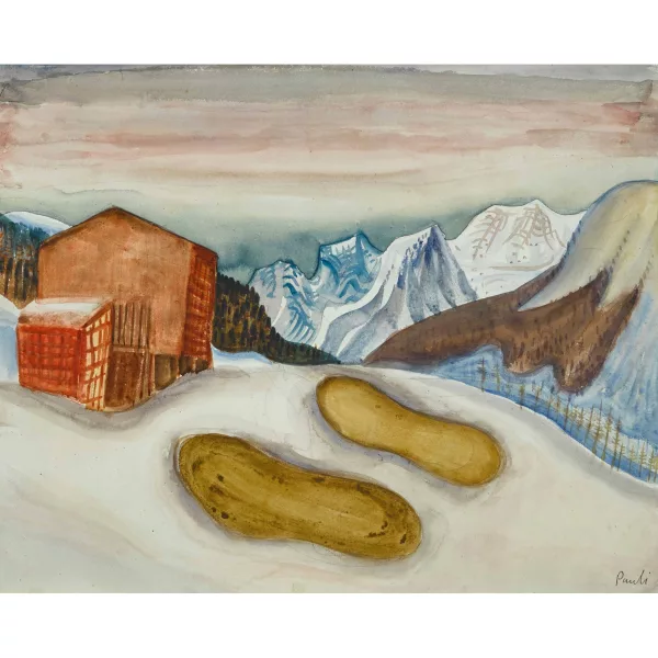 FRITZ EDUARD PAULI — Winterlandschaft.