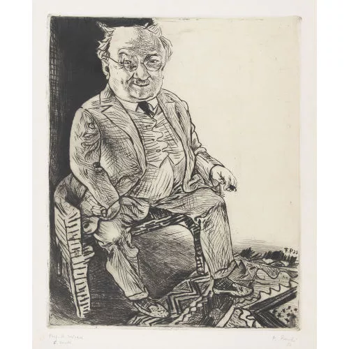 FRITZ EDUARD PAULI — "Bildnis Prof. Dr. Arthur Weese".