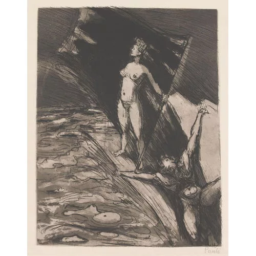 FRITZ EDUARD PAULI — Steigende Flut.