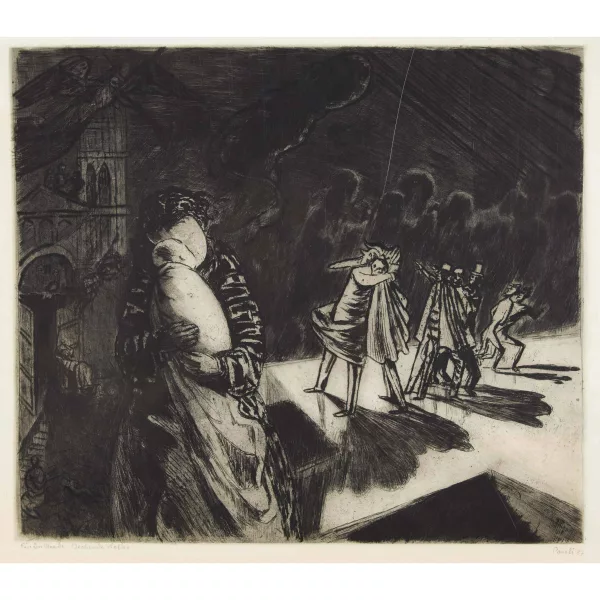 FRITZ EDUARD PAULI — "Drohende Wolke. Fin du monde".