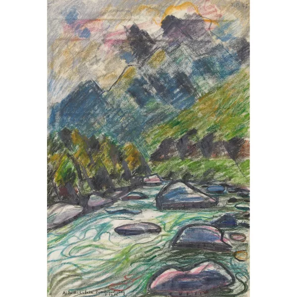 FRITZ EDUARD PAULI — "Wildbach".