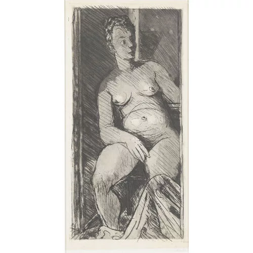 FRITZ EDUARD PAULI — Am nächtlichen Fenster.