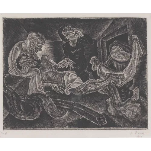 FRITZ EDUARD PAULI — "Beweinung".