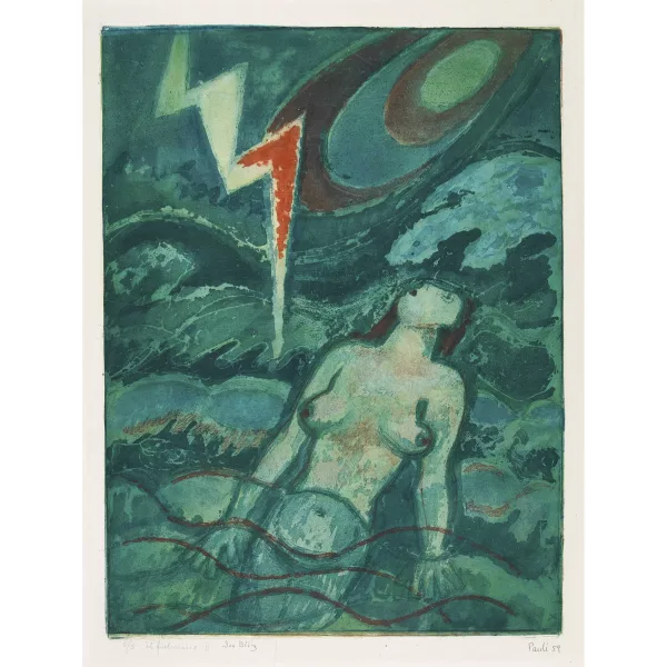 FRITZ EDUARD PAULI — "Il fulmine / Der Blitz".