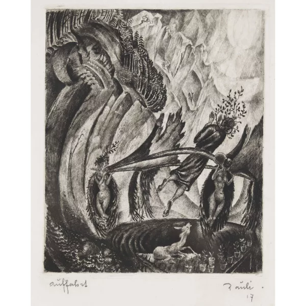 FRITZ EDUARD PAULI — "Aufschwung".
