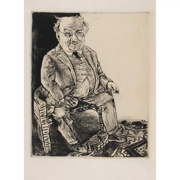 FRITZ EDUARD PAULI — "Bildnis Prof. Dr. Arthur Weese".