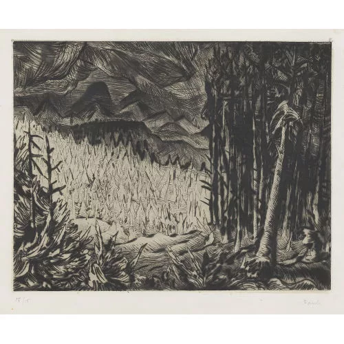FRITZ EDUARD PAULI — Waldlandschaft.