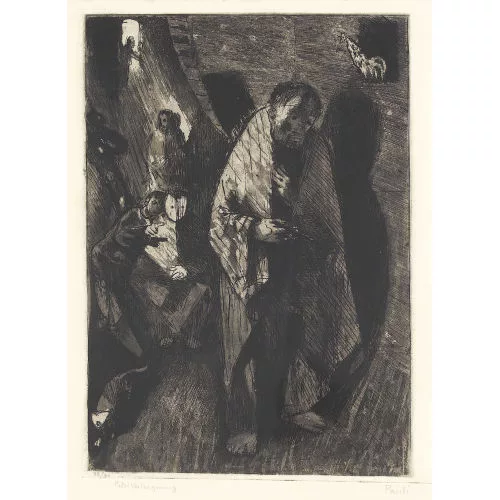 FRITZ EDUARD PAULI — "Petri Verleugnung".