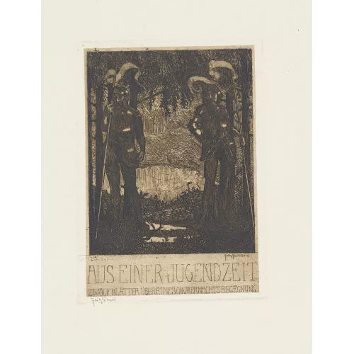 FRITZ EDUARD PAULI — "Aus einer Jugendzeit".