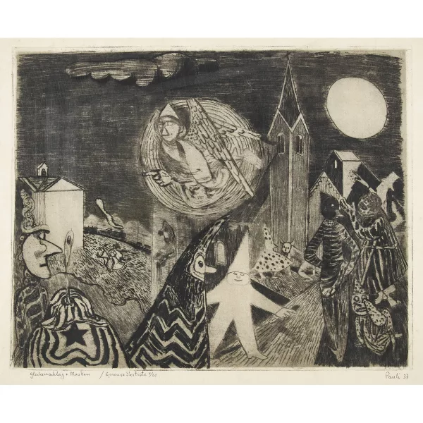 FRITZ EDUARD PAULI — "Glockenschlag und Masken".