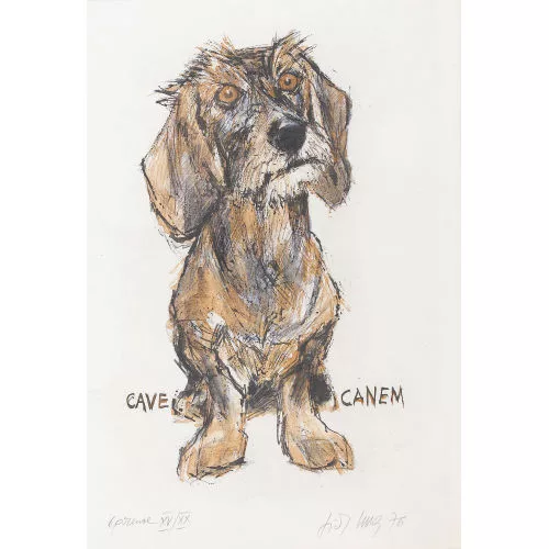 Fritz Hug — "Cave Canem".