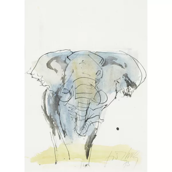 Fritz Hug — Afrikanischer Elefant.