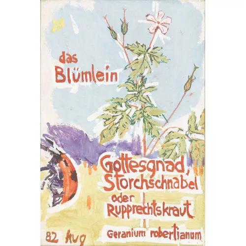 Fritz Hug — "Das Blümlein".