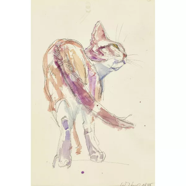 Fritz Hug — Katze.