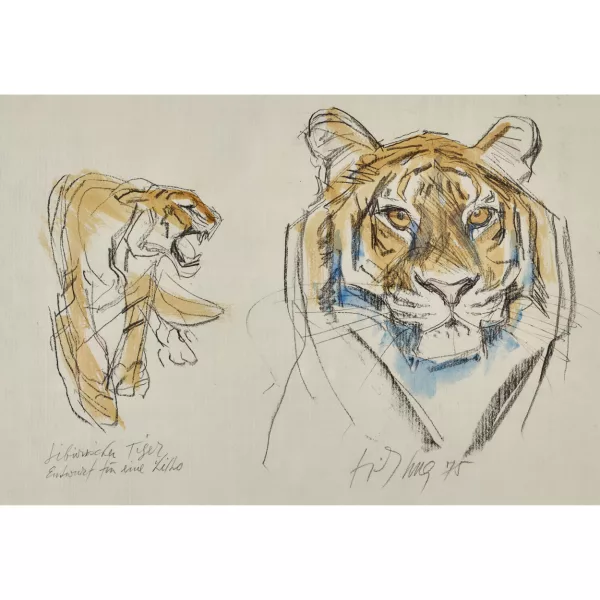 Fritz Hug — "Sibirischer Tiger".