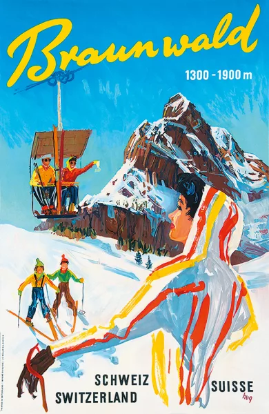 Fritz Hug — Braunwald, 1952