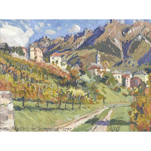 Fritz Hug — "Ponto Valentino im Weinmonat".