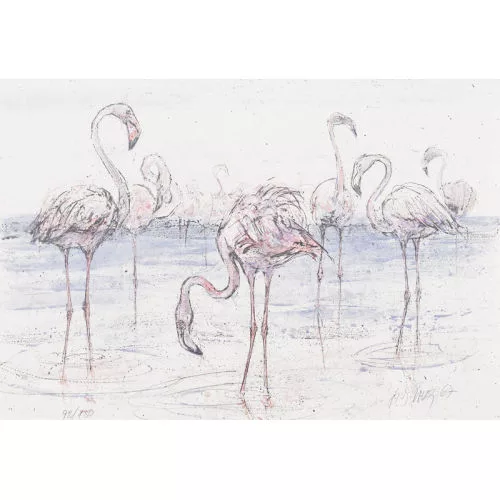 Fritz Hug — Flamingos.