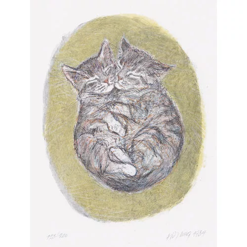 Fritz Hug — "Katzengeschwister".