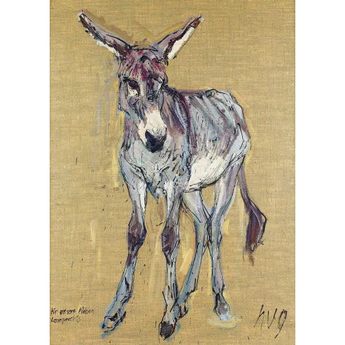 Fritz Hug — Eselfohlen.