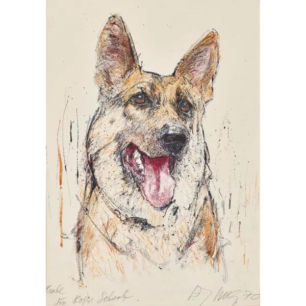 Fritz Hug — Wolfshund.
