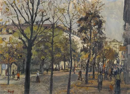 FRITZ HUG — Bahnhofstrasse Zürich. — Koller Auktionen