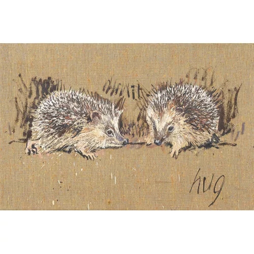 Fritz Hug — Zwei Igel.
