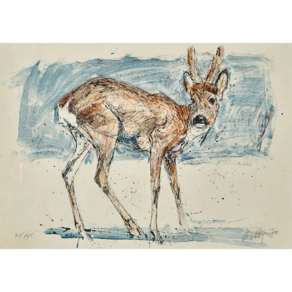 Fritz Hug — Junges Reh.