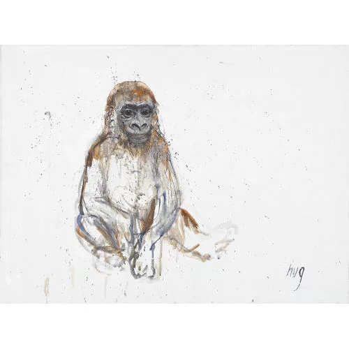 Fritz Hug — Junger Gorilla.