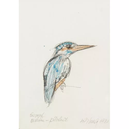 Fritz Hug — "Eisvogel".