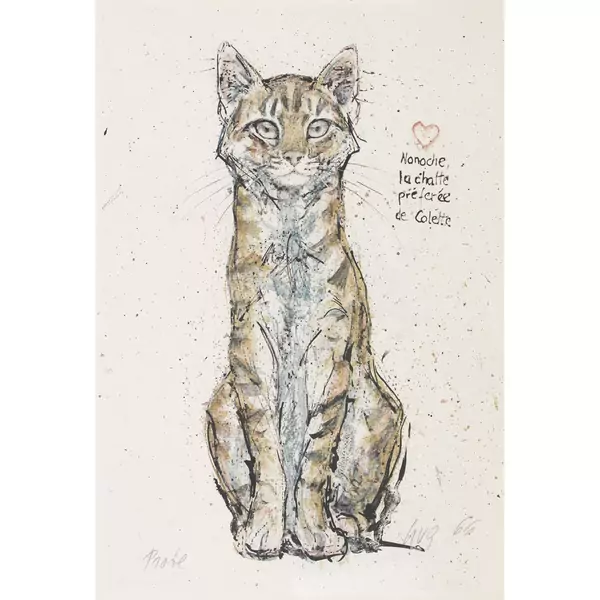 "Nonoche la chatte préferée de Colette"