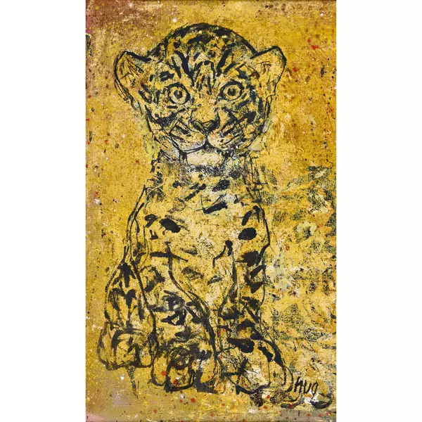 Junger Leopard