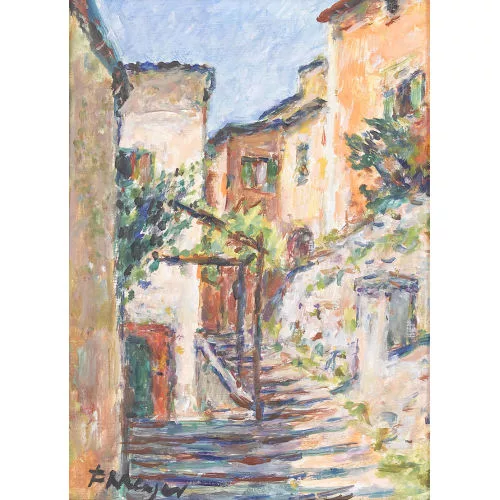 Fritz Meijer — Lichte Gasse in Gandria.