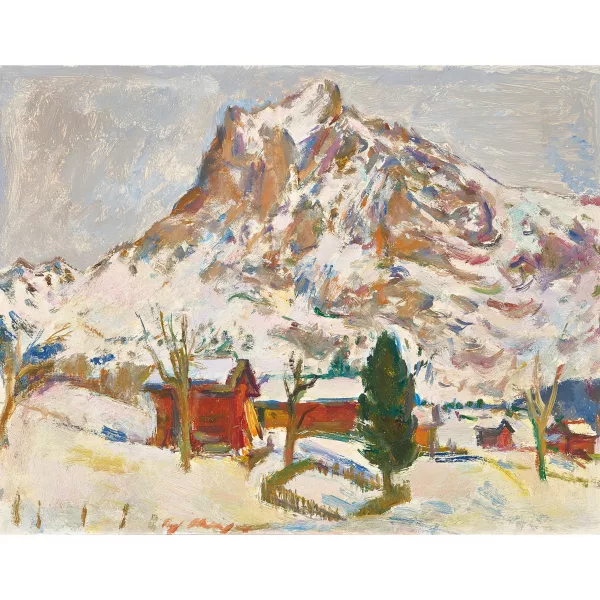 Fritz Meijer — Berglandschaft im Winter.
