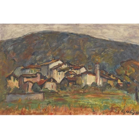 Tessiner Dorf am Hang