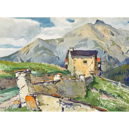 Bauernhaus in den Bergen