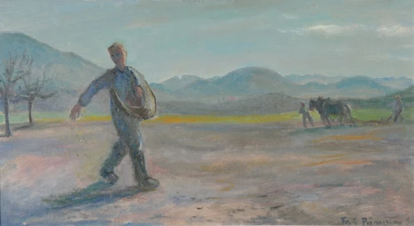 Fritz Pümpin — Vorfrühling, 1954