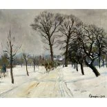 Kavallerie im Winter bei Böckten