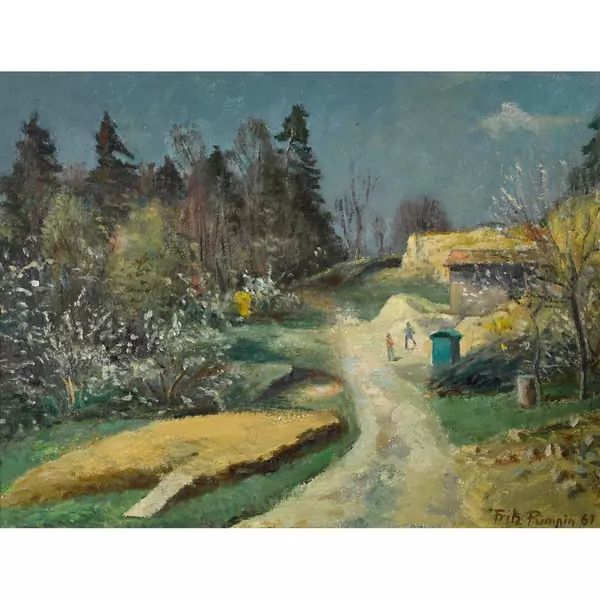 "Steinbruch im Frühling"