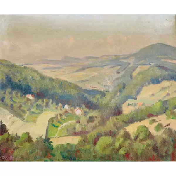 "Aussicht von der Saalhöhe"