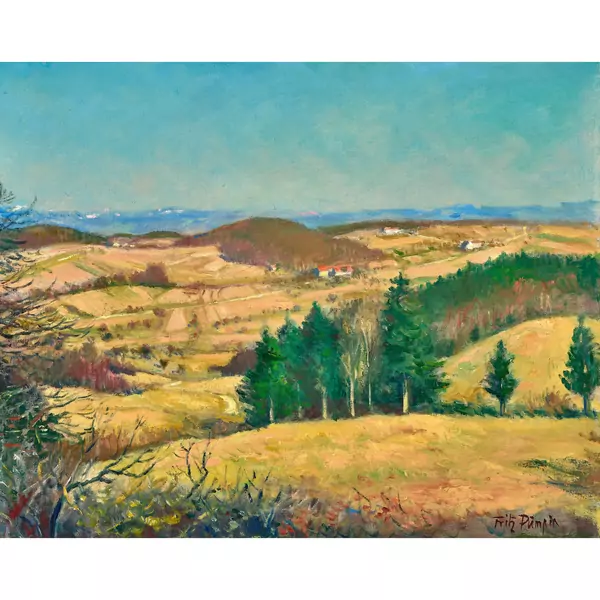 "Dezembersonne auf der Farusburg"